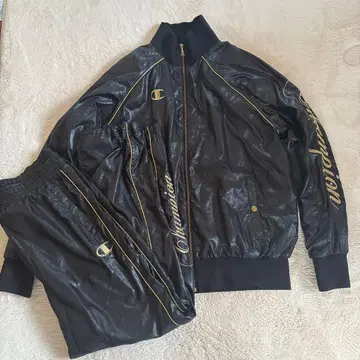 Champion 챔피온 블랙 저지 세트 상 XL 하 2XL
