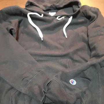 Champion Reverse Weave 후드티 블랙 M