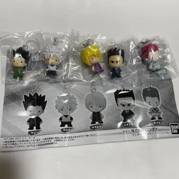 HUNTER x HUNTER 메지루시 액세서리 [전 5종 가챠 컴플리트]