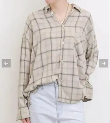 라빠르망 REMI RELIEF CHECK 2WAY SHIRT 긴팔