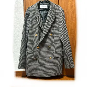 URBAN RESEARCH 어반 리서치 하운드투스 체크 더블 버튼 자켓