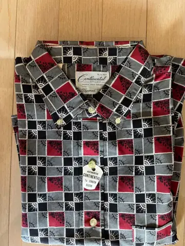 데드스탁 60s 빈티지 칠부 소매 코튼 버튼 다운 셔츠