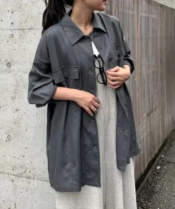 새상품급 텐셀 오버 셔츠 차오패닉 티피