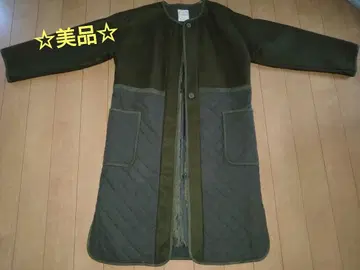 Urban Research 퀼팅 롱 코트