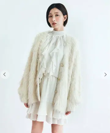 COCO DEAL 롱 샤기 가디건