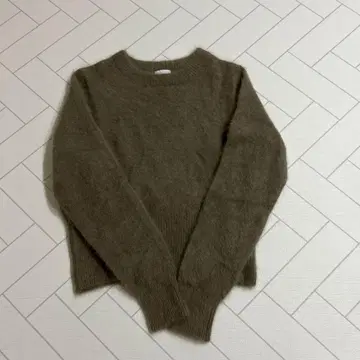 그린 레이블 릴랙싱 폭스 혼방 니트