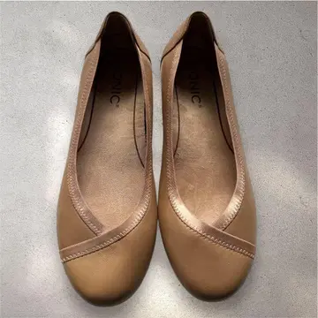 [ 새상품급 ] VIONIC 베이지 플랫슈즈 23cm 라운드토 로힐