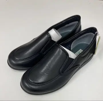 남성용 (25.5cm) 블랙 스무스 쾌보주의 일본제 폭넓음