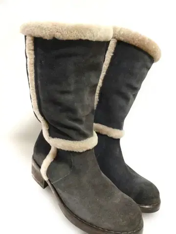 아킬레스 솔보 부츠 스웨이드 보아 포함 그레이 23.5 상당