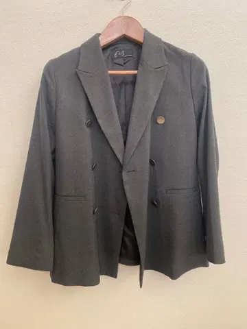 타카야마 나오코 EiiS 글로벌 워크 더블 롱 자켓