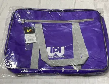 구형 월드 페가수스 보라색 와펜 스쿨백 무라사키