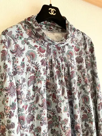 Leilian 레리안 G.BINDA제 패브릭 티셔츠 튜닉F