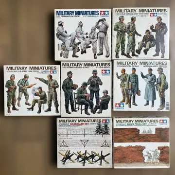 타미야 1/35 MM 시리즈 독일군, 미군 피규어 및 풍경 세트