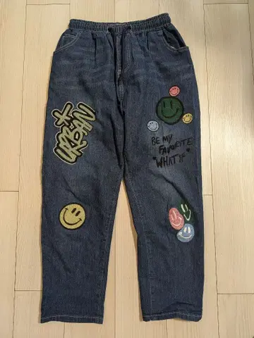 디자인 데님 팬츠