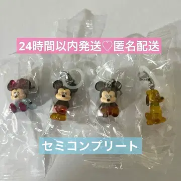 디즈니 캐릭터 마츠모토 세이지 메지루시 액세서리 4개 세트