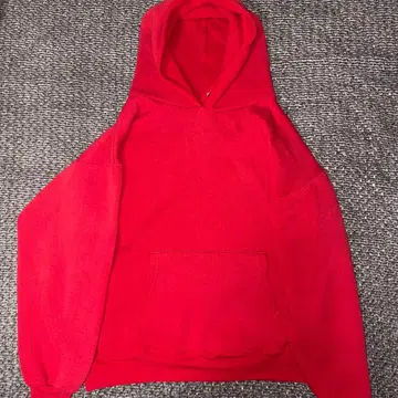 80s Pannill 레드 후드티 USA제 짧은 기장