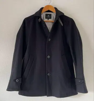 남성용 아우터 뷰티&유스 코트 자켓 울 코트 S 블랙