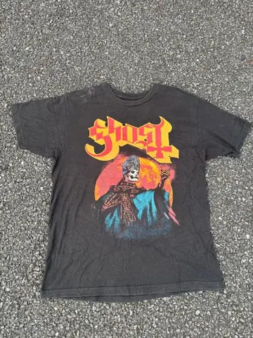 Ghost T셔츠 L 사이즈 블랙