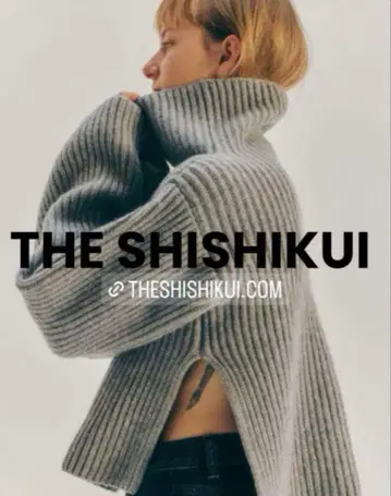 THE SHISHIKUI 캐시미어 터틀 니트 HIGH NECK KNIT