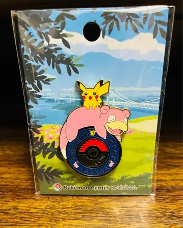 포켓몬 센터 카가와 핀 배지 야돈 피카츄