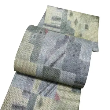 A 153 후쿠로 오비 육통 무늬 금사 장식 새상품급 기모노