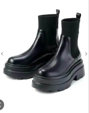 COCO DEAL 사이드 고어 부츠 블랙 L 사이즈