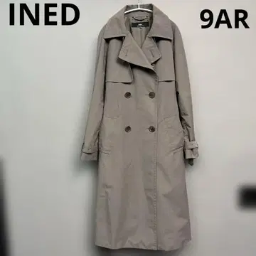 INED 카키 트렌치코트 롱 코트 9 스프링 코트
