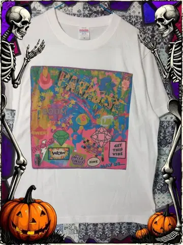 컬러풀 그래픽 T셔츠