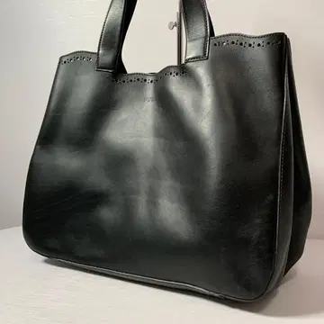 훌라 핸드백 토트백 가죽 블랙