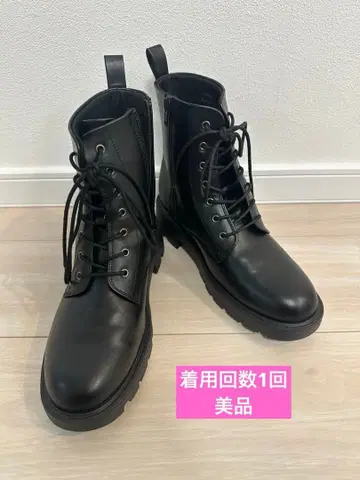 여성용 숏부츠 블랙 L 사이즈