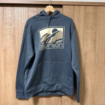 Burton 다크 그레이 후드티 M 사이즈