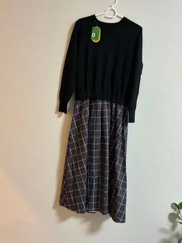 셋업풍 니트 원피스