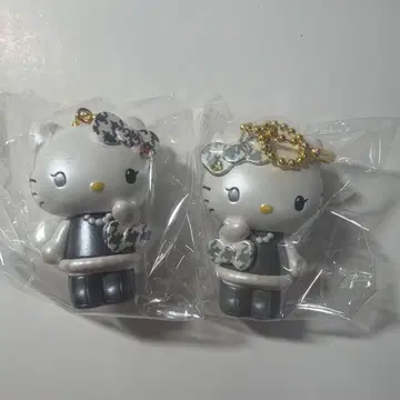 헬로키티 시크릿 마스코트 참 헬로키티 미미 흑백