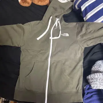 THE NORTH FACE 올리브 풀 집업 후드티