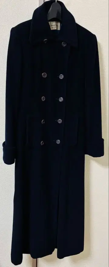 헨리벤델 네이비 롱 코트