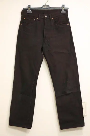 [ 새상품급/레드 안감 ] Anatomica 블랙 데님 W30 L31