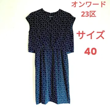 온워드 23구 원피스 사이즈 40 L 사이즈 빅 사이즈