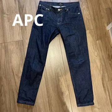 A.P.C. 스트레이트 데님 26 다크 블루 청바지 팬츠