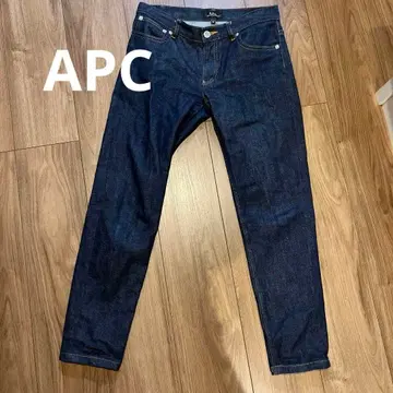 A.P.C. 스트레이트 데님 26 다크 블루 청바지 팬츠