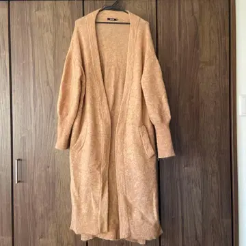 DRESSLAVE 베이지 롱 가디건