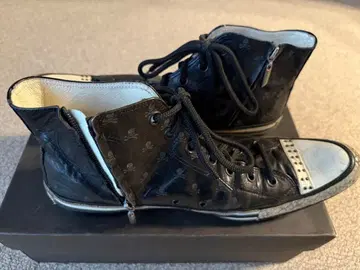 HIROMU TAKAHARA 사이드 지퍼 스니커즈