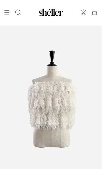 sheller 셰리에 백 집 프린지 베어 탑