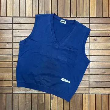 희귀 레어 80s JUN MEN 맨투맨 V넥 베스트 Nikon