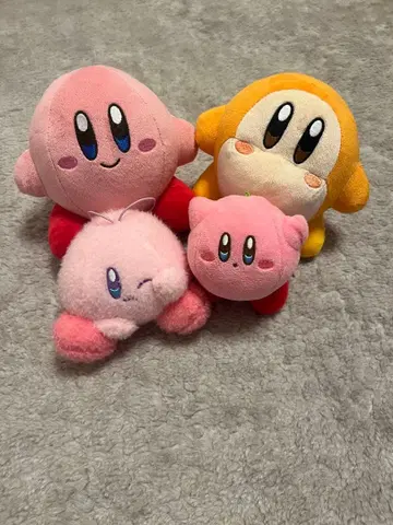 커비 봉제 인형 4개