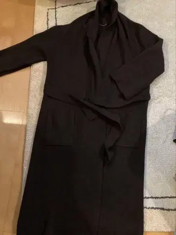 롱 코트 벨트 포함