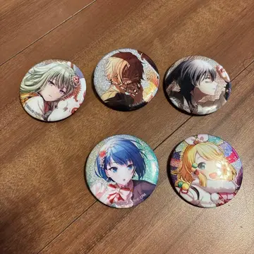 프로세카 글리터 캔뱃지 5개 세트