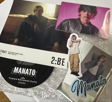 MANATO 2:BE CD 특전+ 타워 레코드 메시지 카드 + 스티커