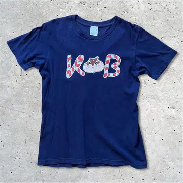 KANA-BOON 카나분 밴딩 T셔츠 네이비 컬러 반팔