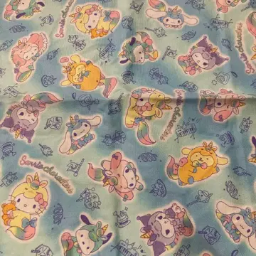 산리오 헬로키티 포차코 원단 일본제 레트로