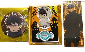 주술회전 말큐브 콜라보 주가이 코교 후시구로 메구미 캔뱃지 아크릴 스탠드